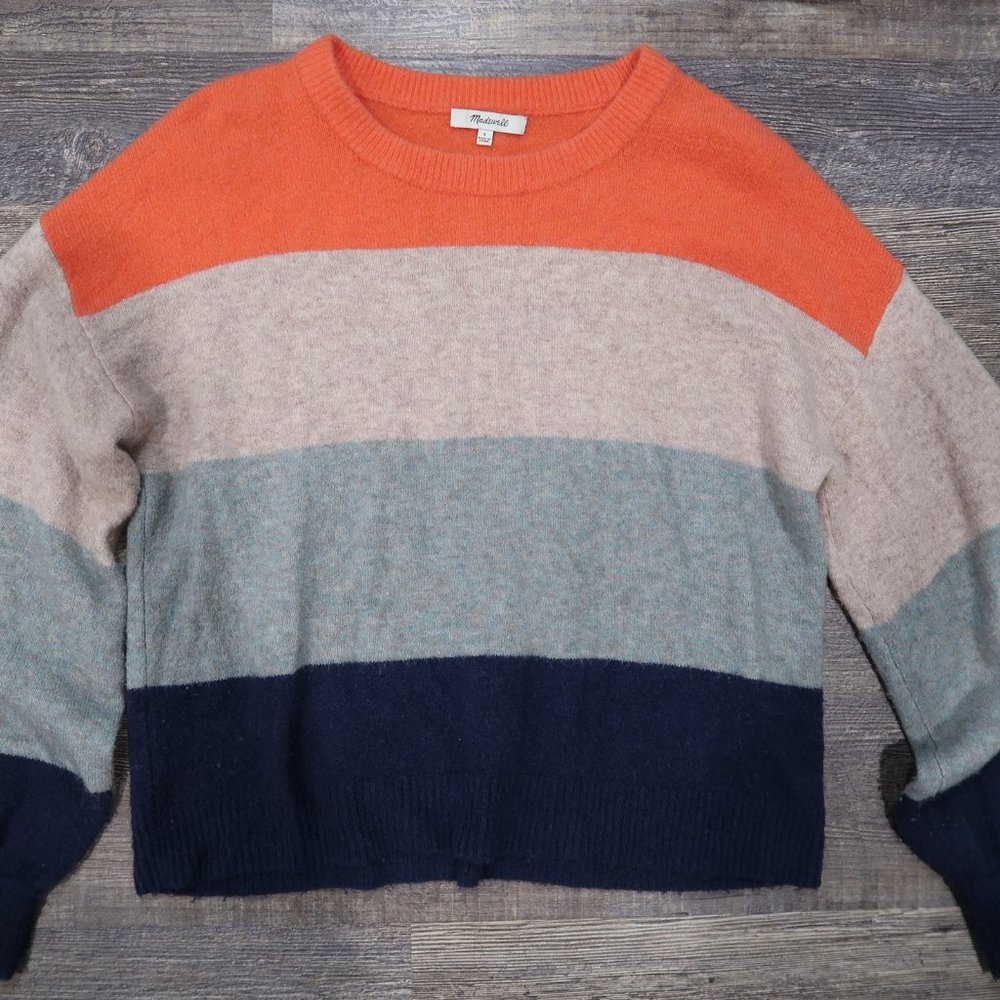 Madewell Color Block Sweater